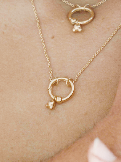 Gold Mimosa Necklace