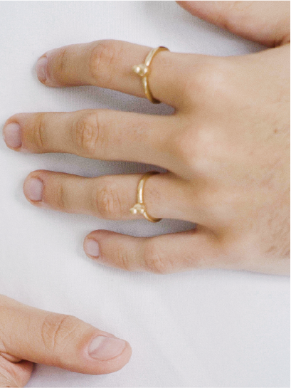 Gold Mimosa Ring