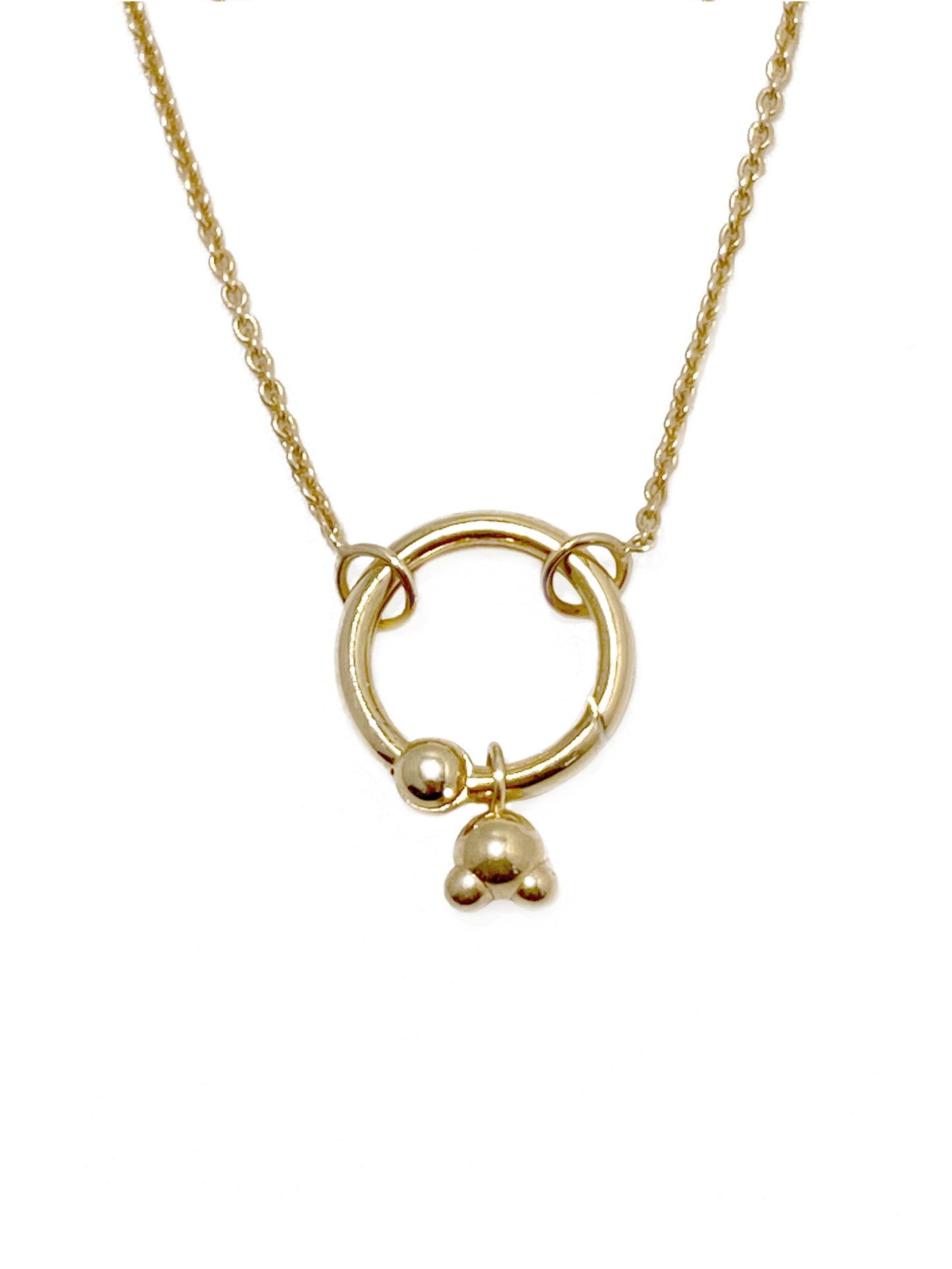 Gold Mimosa Necklace