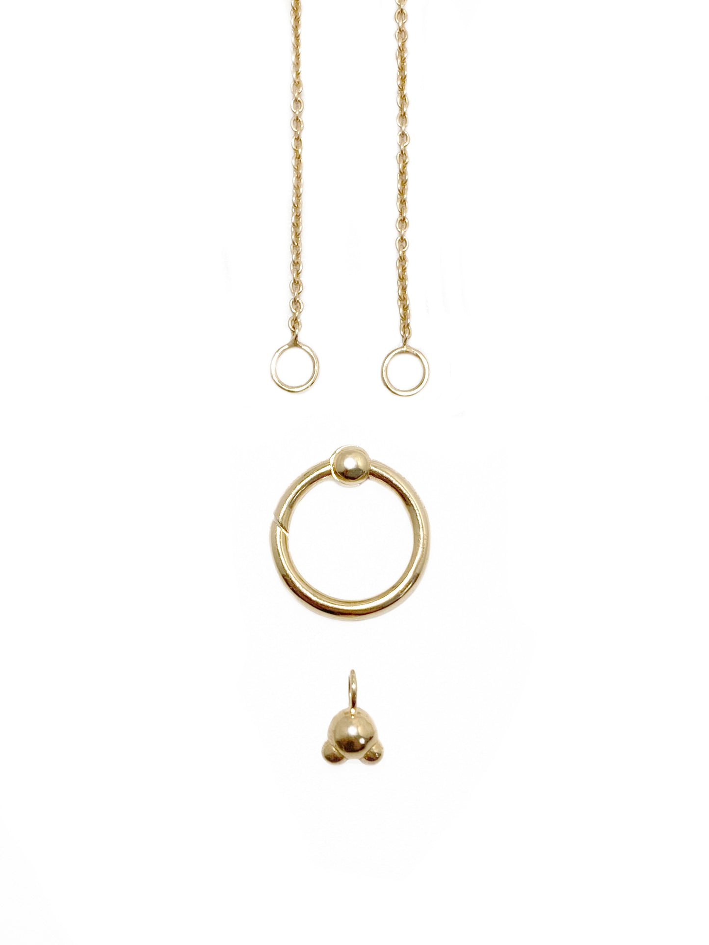 Gold Mimosa Necklace